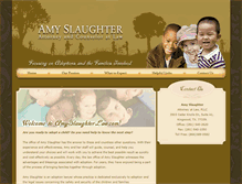 Tablet Screenshot of amyslaughterlaw.com